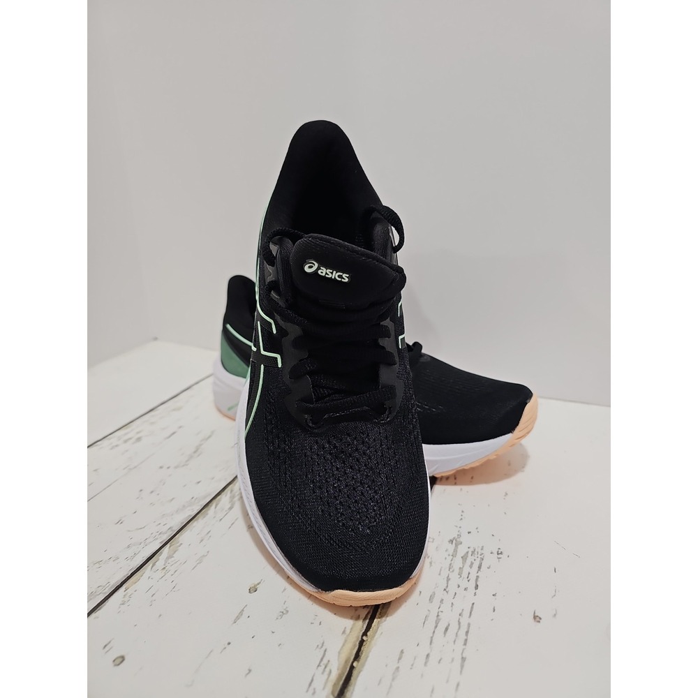 ASICS GT-1000 12 Women Running Shoes Black Mint Tint Sneakers Size 6 - Picture 2 of 16